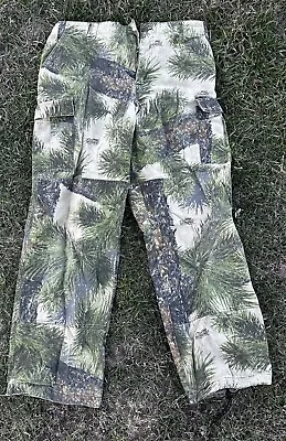 Vintage Ghost Camo Ridge Camo Pants Men’s L Needs Button Good Pants!! • $17.99