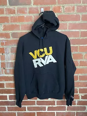 Virginia Commonwealth Rams Black Hoodie VCU Champion Hooded Adult Small • $29.99