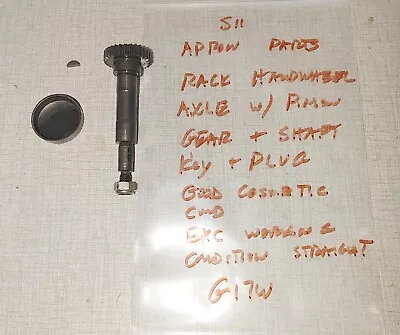 Emco Maximat Super 11 Lathe Apron Parts: Rack Axle & Pinion Gear G17W • $60