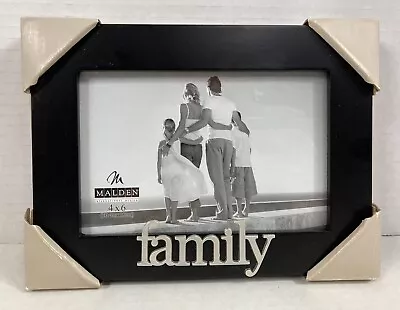 Family 4  X 6  Black Frame By Malden International Designs • $10