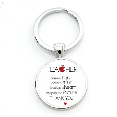 Gift For Teacher Best Teacher Coach Keyring Key Chain Jewellery Token  Student • $5.99