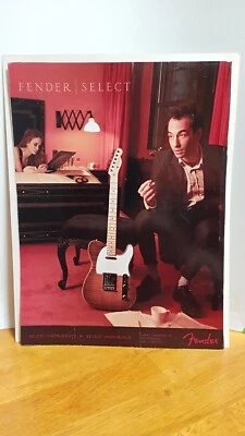 $7.95 • Buy Fender Select Series Telecaster Guitar The Strokes Print Ad 11 X 8.5