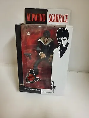 Scarface Real Talking Figure In Box Mezco Toyz Deluxe 2005 10  Vtg- Works • $54.43