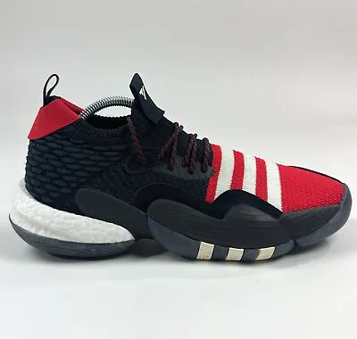 Adidas Trae Young 2 Chinese New Year Mens 9.5 Red Black Shoes Sneakers IF2163 • $38.21