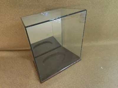 Vintage Goebel DeGrazia Glass Display Case Mirror Back 3 X5  Oval Base Figurine • $18.74