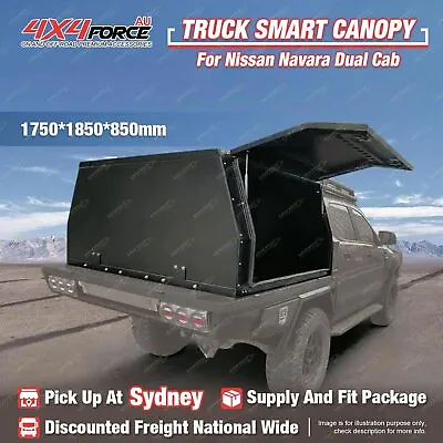 Aluminium Canopy Tool Box 1750*1850*850 For Nissan Navara Dual Cab SYD Stock • $3500