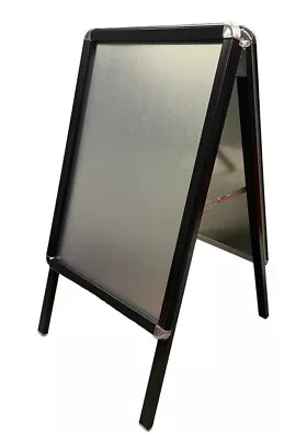 A1 A2 A-board Pavement Sign Poster Snap Frame Double Side Sign Display Stands  • £64.95