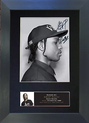 A$AP ROCKY Signed Mounted Reproduction Autograph Photo Prints A4 583 • £22.99