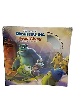 Monsters Inc. Read-Along Storybook And CD - Paperback - Disney Pixar • $10