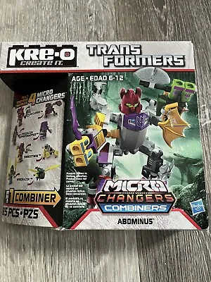 Transformers Kre-o Kreo Micro Changers Combiners Decepticon Abominus • $17.56