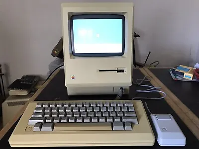 Apple Macintosh M0001 With Keyboard  Mouse  Original Bag - Vintage USA • $1290