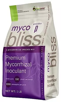 Myco Bliss - Mycorrhizal Inoculant For Plants - 5 Superior Strains - Organic ... • $41.68