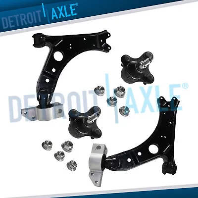 $94.22 • Buy Both (2) Front Lower Control Arms W/Ball Joints For 2005-2013 Audi A3 VW Jetta