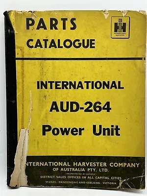 Parts Catalogue McCormick International AUD-264 Power Unit Car Auto Manual • $24.99