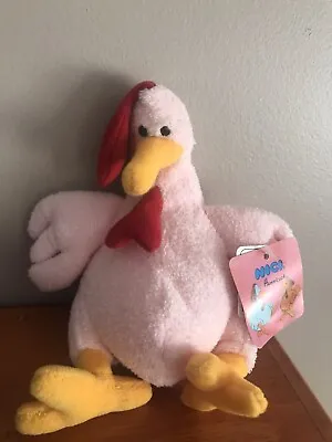 Rare NICI Plush Rooster Hannicock Germany Pink Nwt 7” Soft Beanie • $16.99