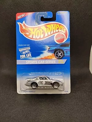 1996 Hot Wheels Sports Car Porsche 930 #404 Silver 7SP Diecast Car 15248 - NEW • $3.70