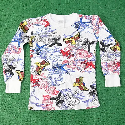 $20.99 • Buy Vintage 1994 Power Rangers Usa Made Long Eddies Long Sleeve Sleep Shirt Boys 8