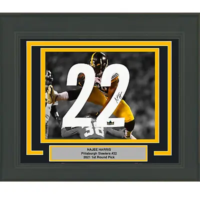 $114.99 • Buy Framed Najee Harris Facsimile Autographed Number 23x21 Reprint Laser Auto Photo