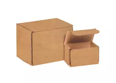 Pack Of 50 Mailers Kraft Corrugated Box Mailer Choose 3x2x2  Up To 24x4x4 Inches • $62.25