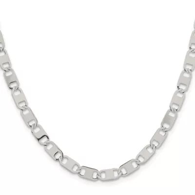 Stainless Steel 5mm 24 Inch Anchor Mariner Chain Necklace • $77