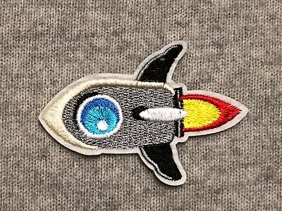 Space Ship Rocket Embroidery Iron/Sew On Patch  Space Travel NASA Astronaut UFO • $4.60