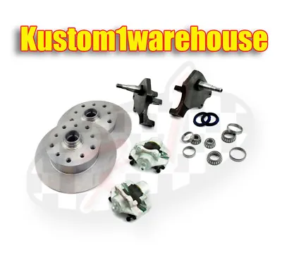 VW Front 2.5  Dropped Lower Spindle Disc Brake Conversion Kit 5 X 4 3/4 Chevy • $389