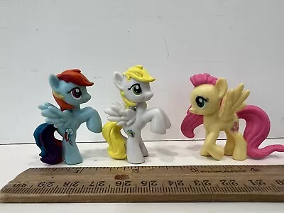 Hasbro My Little Pony 2010 Lot Of 3 Mini Pony Figures 1.5” To 1.7 Blind Bag • $7.99