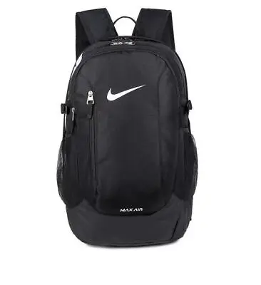 Nike Backpack School Bag Rucksack Black Gym Sports Unisex Bags Football Holiday • £25.95