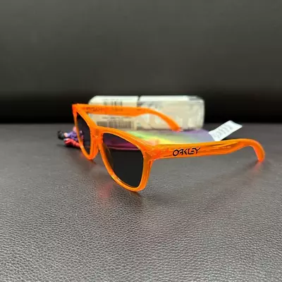 Rare Collectors Oakley Frogskins Acid Orange Grey Sunglasses 24-252 • $160