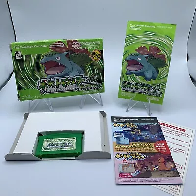 Pokemon Leaf Green Game Boy Advance GBA Japan Japanese CIB Tested US SELLER • $80