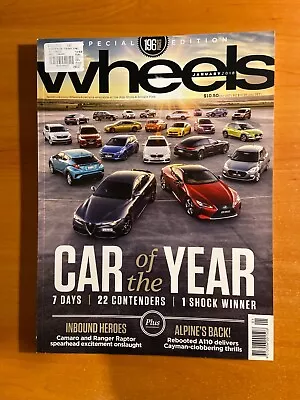 Wheels Magazine - January 2018 - Car Of The Year - Alpine A110 • $14.90