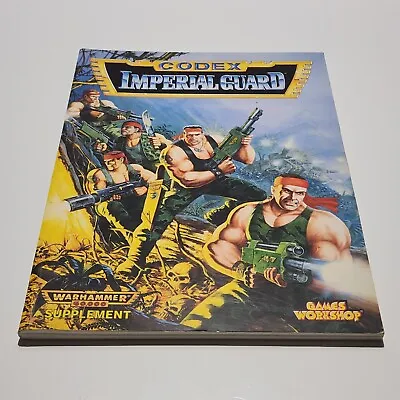 Warhammer 40K - Codex Imperial Guard 1995 Supplement Rulebook SIGNED RPG Rare! • $349.95