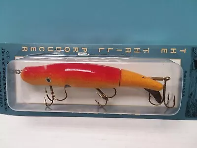 C.C. Roberts - Mud Puppy River Model 103 Lure - Yellow Red Natural - NOC - Musky • $19.95