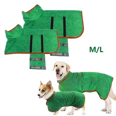 £11.02 • Buy Pet Clothes Absorbent Bathrobe Towel Puppy Dog Drying Robe Soft Sleepwear Coat
