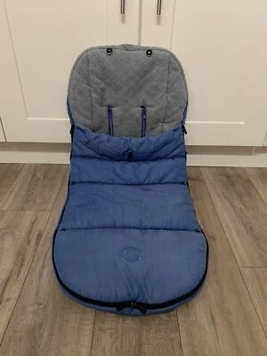 £54.99 • Buy Bugaboo Ltd Ed Blend Footmuff Cosytoes Cameleon Bee Donkey Buffalo Fox Blue Grey