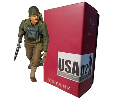 VSTank Military US Infantry Ranger Soldier 1/24 Metal Collectible Figure (USA02) • $28.95