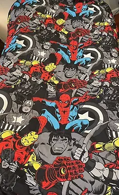 Marvel ~  Avengers Comic  Twin Comforter ~ Captain America Hulk Spider Man... • $39.99