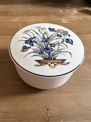 VIN Villeroy Boch Porcelain Botanica Trinket Candy Box Floralies No. 6 Germany • $15.95