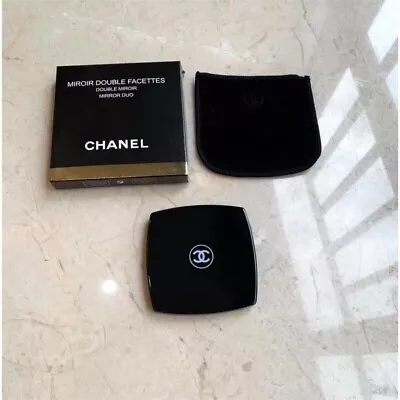 New Chanel Mirror Duo Compact Double Facette Makeup Black • $17.55