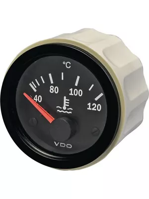 VDO Cockpit Vision Water Temp Gauge Electric 40 -120C 24V 52mm Diam (310020001) • $67.90