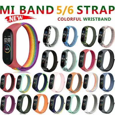 $4.70 • Buy For Xiaomi Mi Band 3 4 5 6 Wrist Straps Sport Bracelet Silicone/Nylon Wrist Band