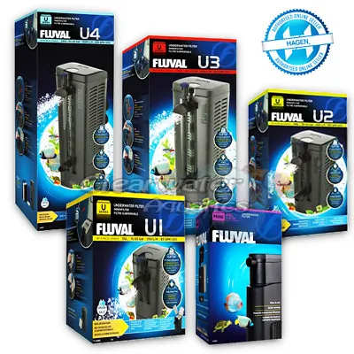 £21.99 • Buy Fluval Mini U1 U2 U3 U4 Underwater Internal Aquarium Fish Tank Power Filter 