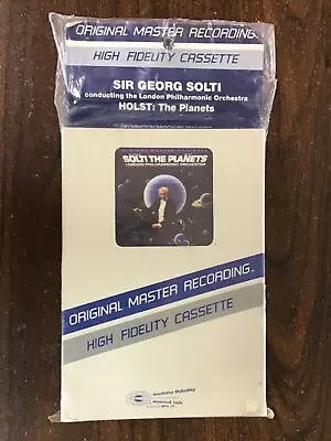 MFSL SIR GEORG SOLTI Sealed Mobile Fidelity Cassette HOLST: THE PLANETS Rare Bag • $159.99