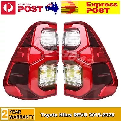 LED Tail Lights For Toyota Hilux Revo 2015-2020 Sequential Rear Lamp • $144.40