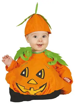 Baby Little Pumpkin Kids Fancy Dress Cute Halloween Boys Girls Toddlers Costume • £8.99