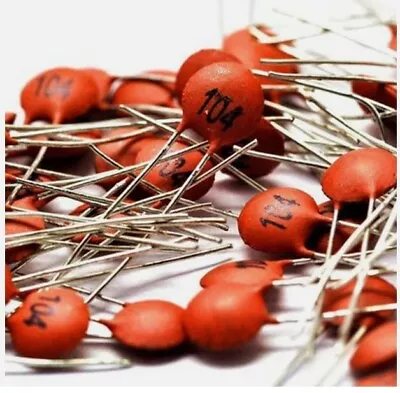 104 Disc Ceramic Capacitor 0.1uF 50V 20pcs And 50pcs USA Seller • $5.65