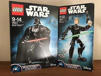 Lego 75111 & 75110 Luke Skywalker And Darth Vader Buildable Figures • $192.50