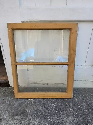 Window 2 Pane Antique 21 X 25 1/4 Inches Glass Vintage • $175