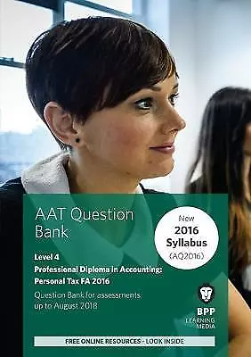 BPP Learning Media : AAT Personal Tax FA2016 (2nd Edition): Q Quality Guaranteed • £5.96