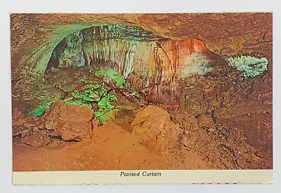 Painted Curtain Cave Of The Winds Manitou Springs Colorado Postcard Unposted • $4.54